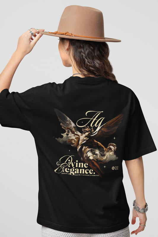 Divine Elegance Oversized T-Shirt