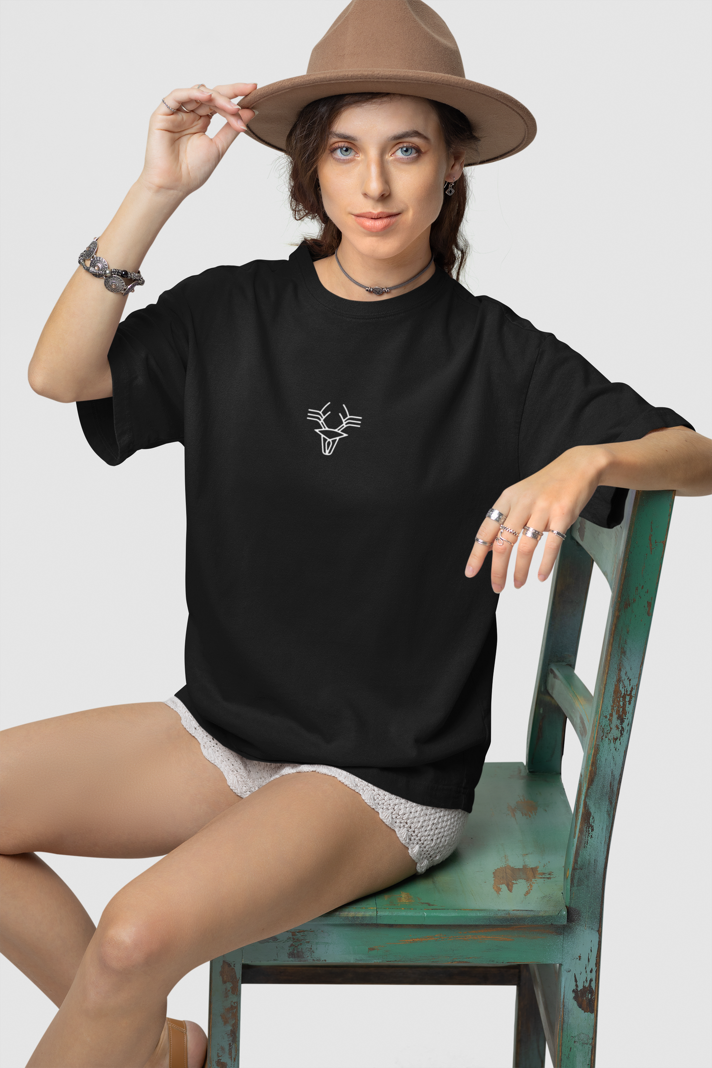 Divine Elegance Oversized T-Shirt