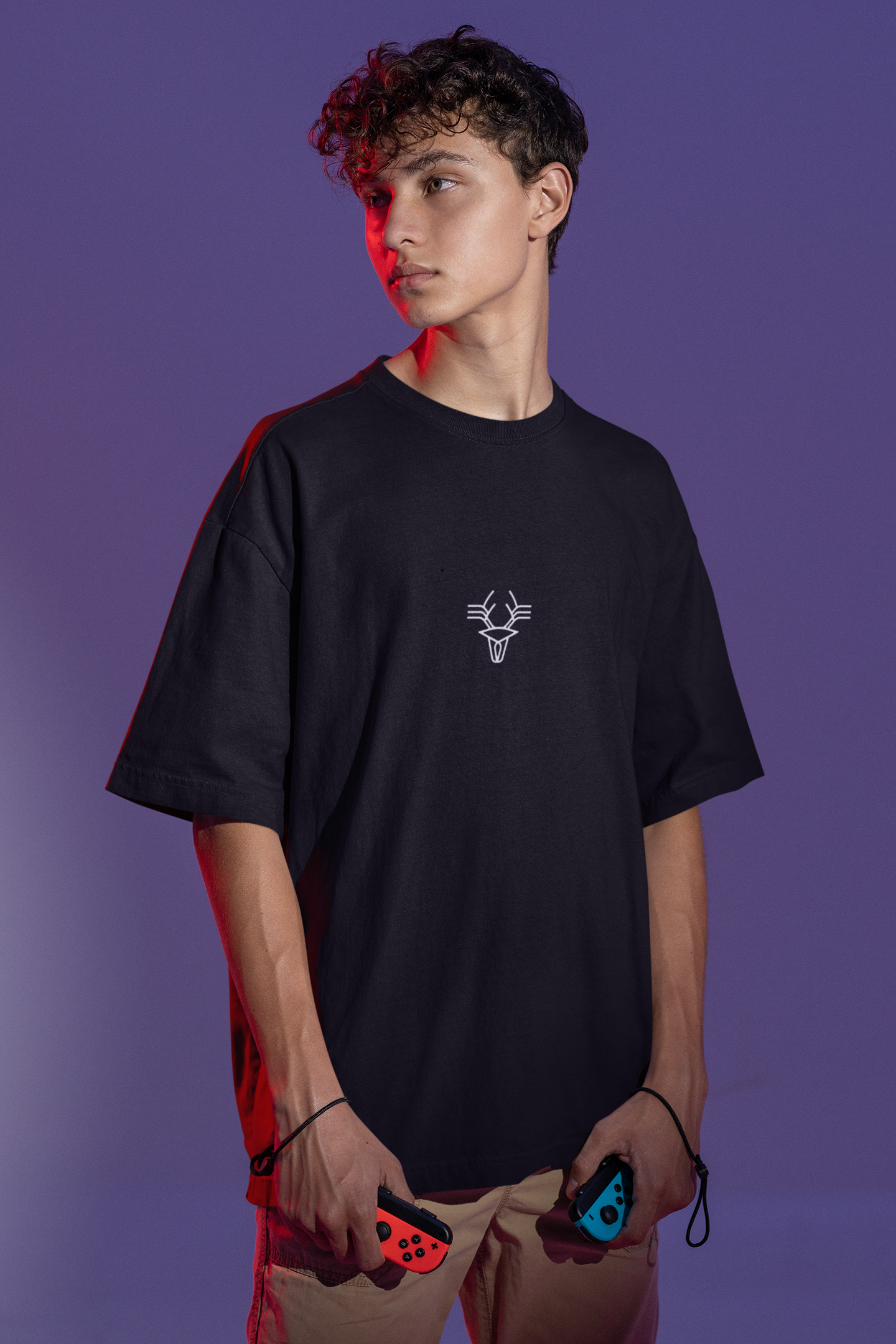 Divine Elegance Oversized T-Shirt